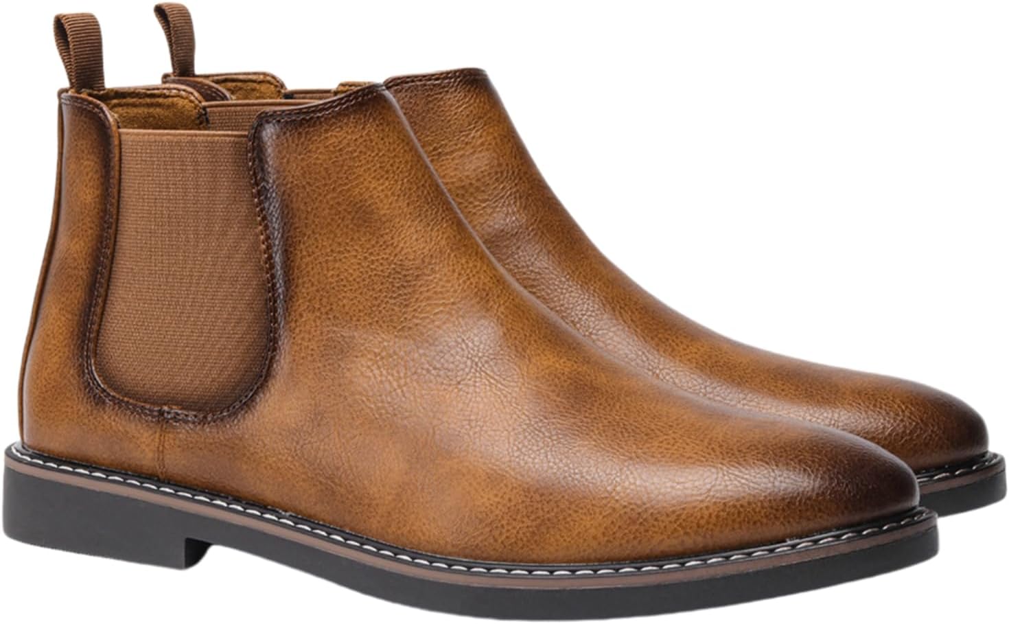 

Мужские кожаные ботинки-чукка до щиколотки, повседневные, удобные, классические, на застежке, формальные, вестерн, челси Zplmide, светло-бежевый