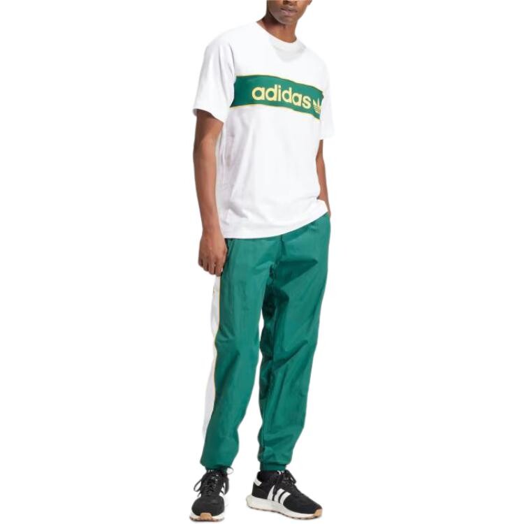 Одежда Повседневные брюки Мужские Зеленый Adidas Originals, зеленый — фото 2