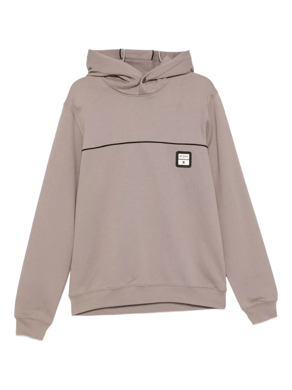 

Худи с нашивкой-логотипом Yes London, коричневый