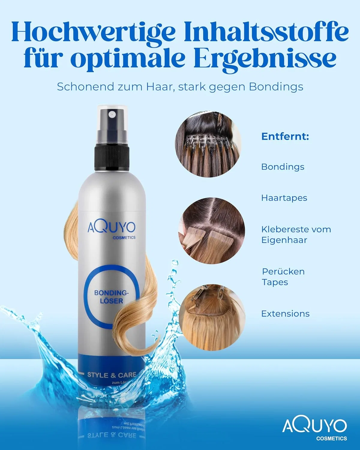 Растворитель для снятия наращивания Style & Care Bonding Solvent, 200 мл Aquyo Cosmetics — фото 4