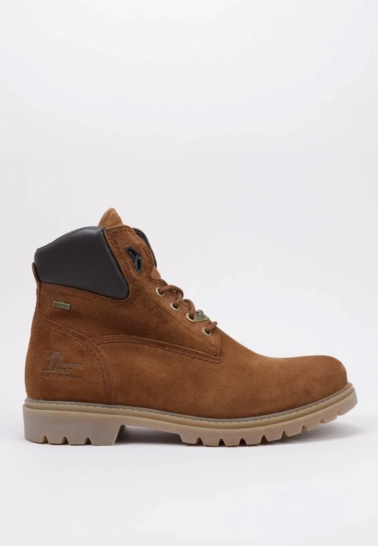 Мужские классические ботинки без подкладки Panama Jack Amur GTX с коротким голенищем и ботильонами, Cuero — фото 4