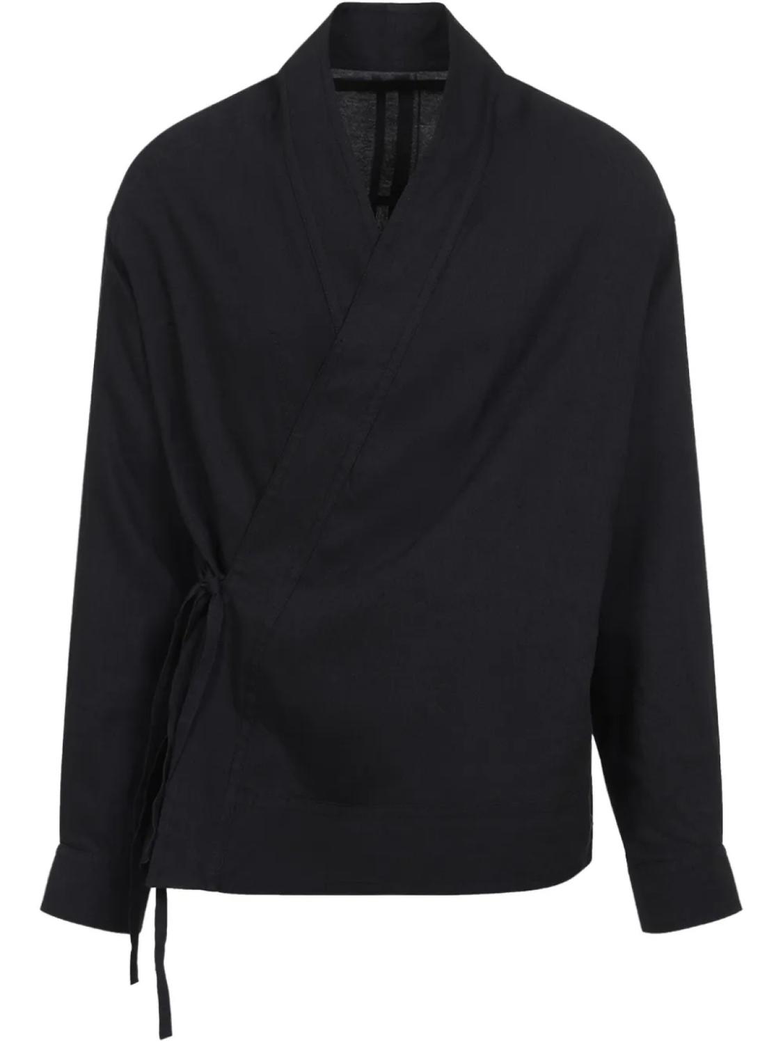 

Рубашка с дизайном-оберткой MORDECAI, черный