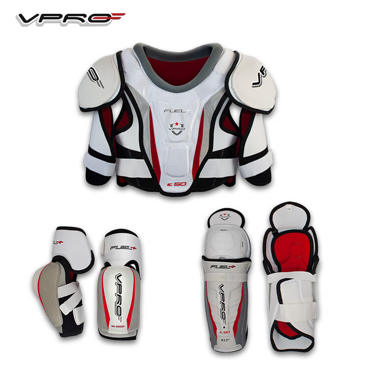 

He Jiagong Защитный комплект Ice Ball для детей и подростков, снаряжение для роликов и хоккея, набор нагрудник/шлем/перчатки [взрослый комплект 3 в 1] грудь/локоть/нога S