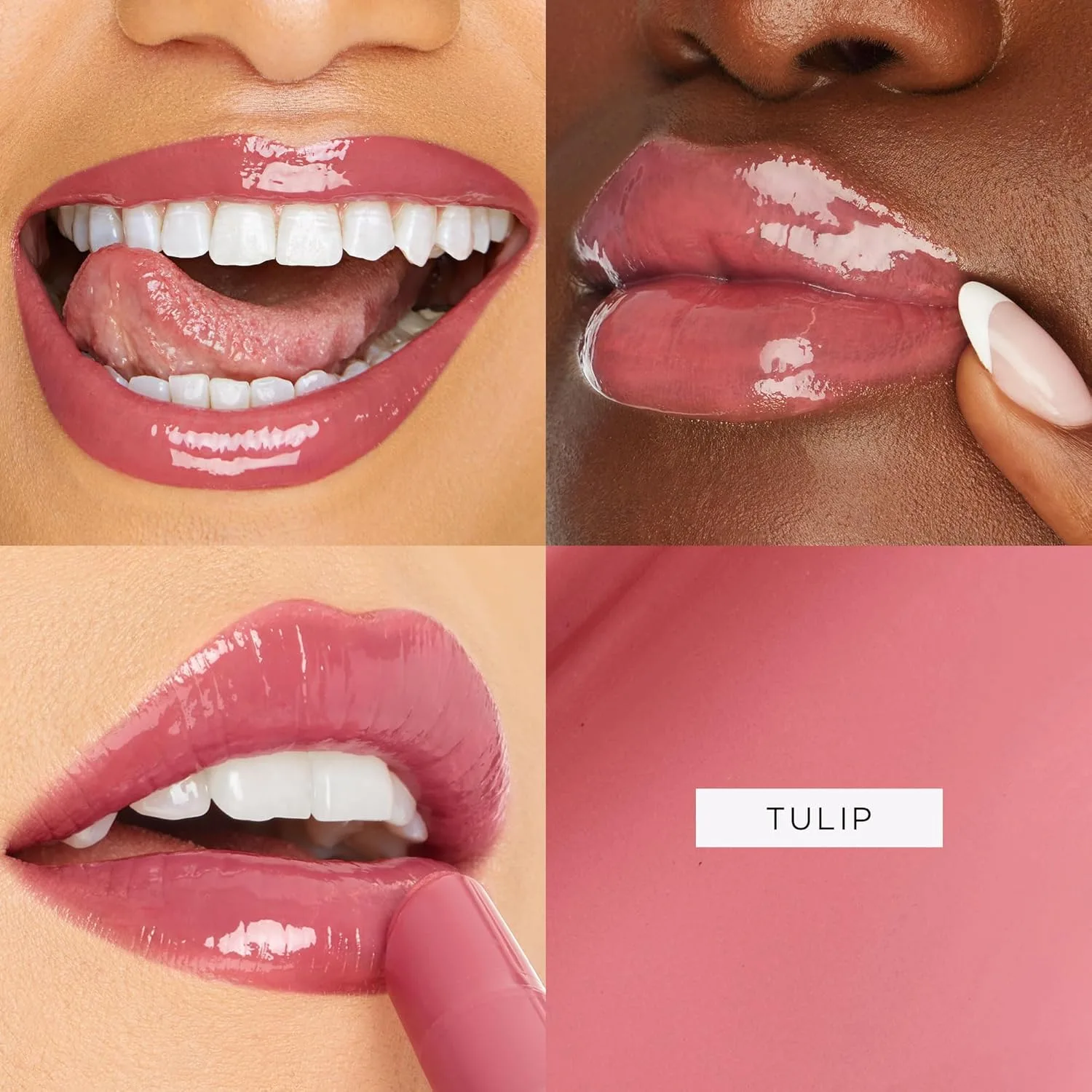 Tarte Maracuja Juicy Lip Plump - увлажняющий и объемный блеск-бальзам для губ с питательной гиалуроновой кислотой и витамином E, Vegan & Cruelty-Free, tulip — фото 2