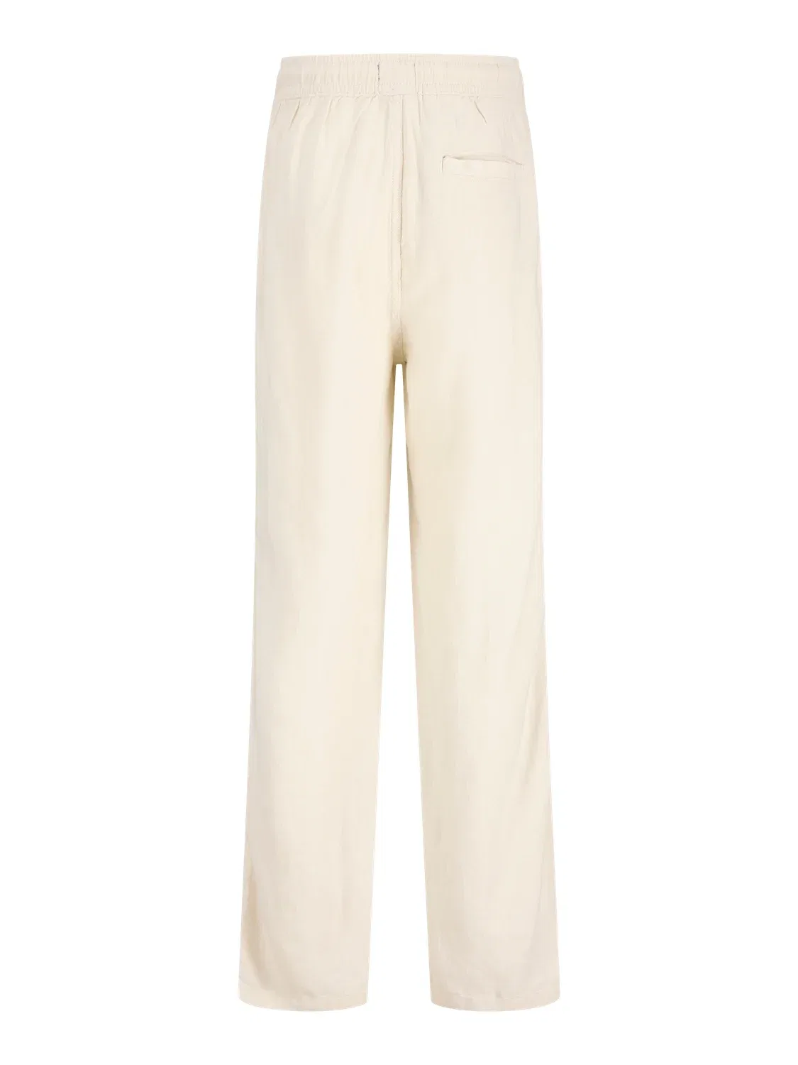 Спортивные брюки из льна и вискозы JACK & JONES Junior, cloud dancer — фото 2
