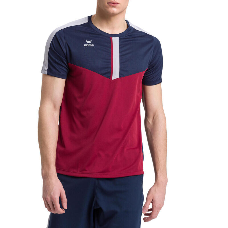 

Спортивная футболка Erima, цвет baltikblau/navyblau/bordeaux