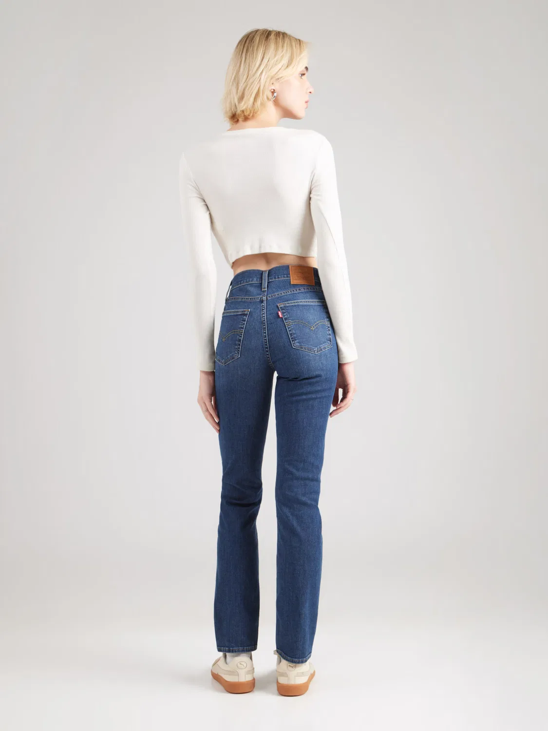 Обычные джинсы '724 High Rise Straight Jeans' Levi'S , Blue Denim — фото 4