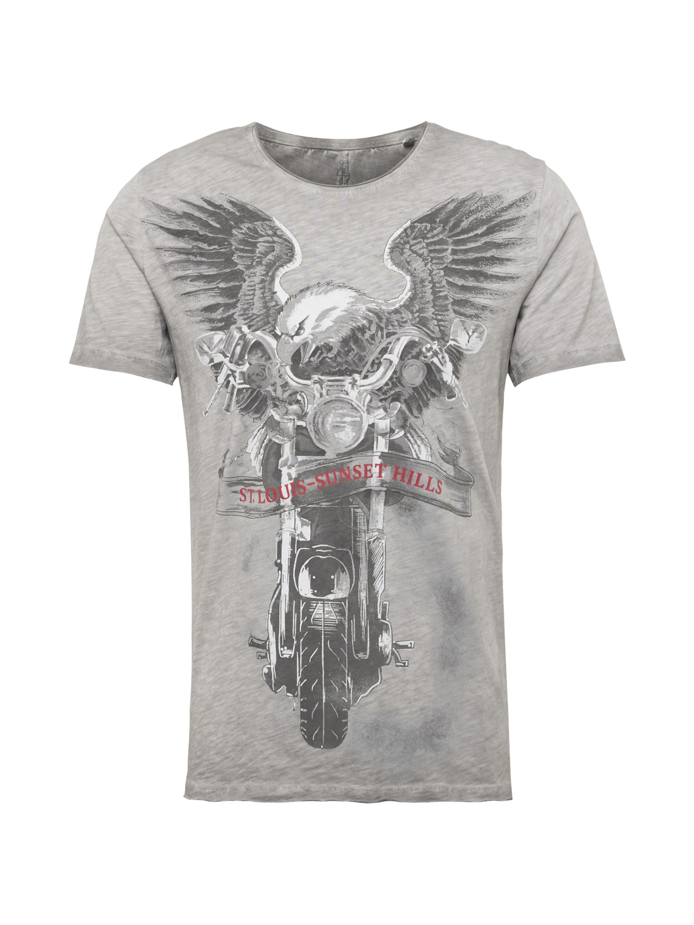 

Key Largo Футболка 'MT SUNSET HILLS' в цвете Grey, Anthracite