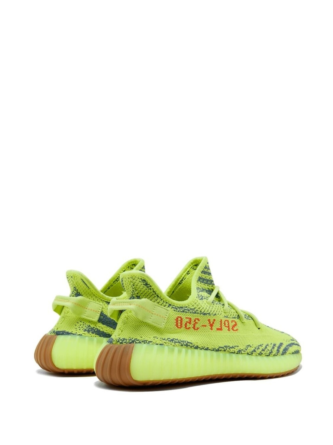 Кроссовки x Yeezy Boost 350 V2 Semi Frozen Yellow adidas Yeezy, зеленый — фото 3