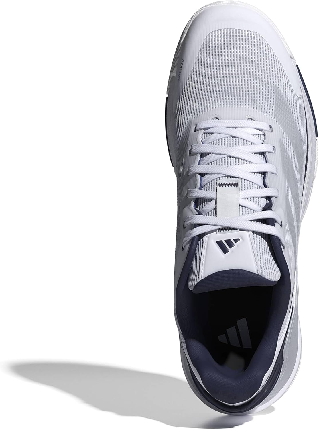 Мужские кроссовки Adidas Crazyquick Padel, белый/синий/темно-синий — фото 2