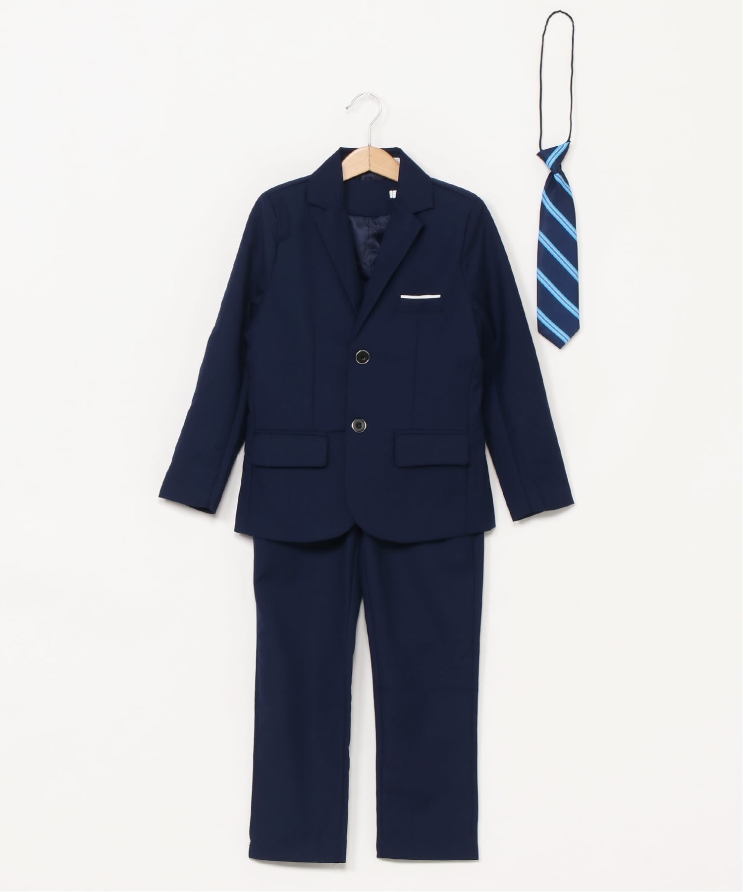 FReePLACe/(K) Детская куртка, брюки, жилет, галстук, Navy