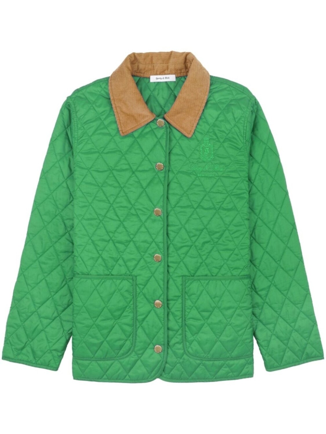 

Стеганая куртка Vendome Sporty & Rich, зеленая