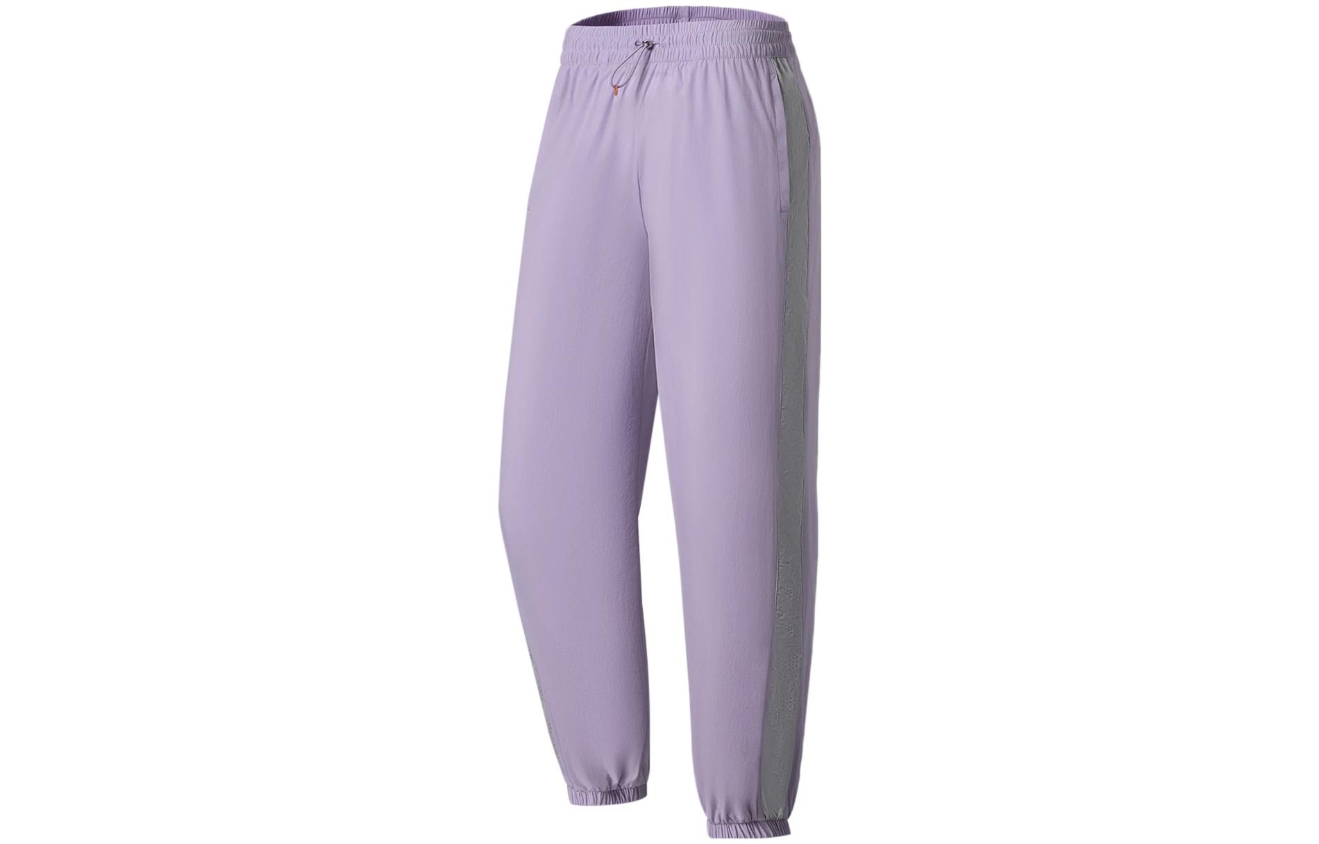 

Фитнес серия вязаные спортивные штаны women's LINING, фиолетовый