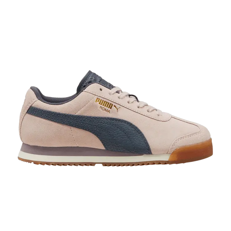 

Кроссовки Puma Roma 24 Suede Big Kid Mauve Mist Galactic Grey, розовый