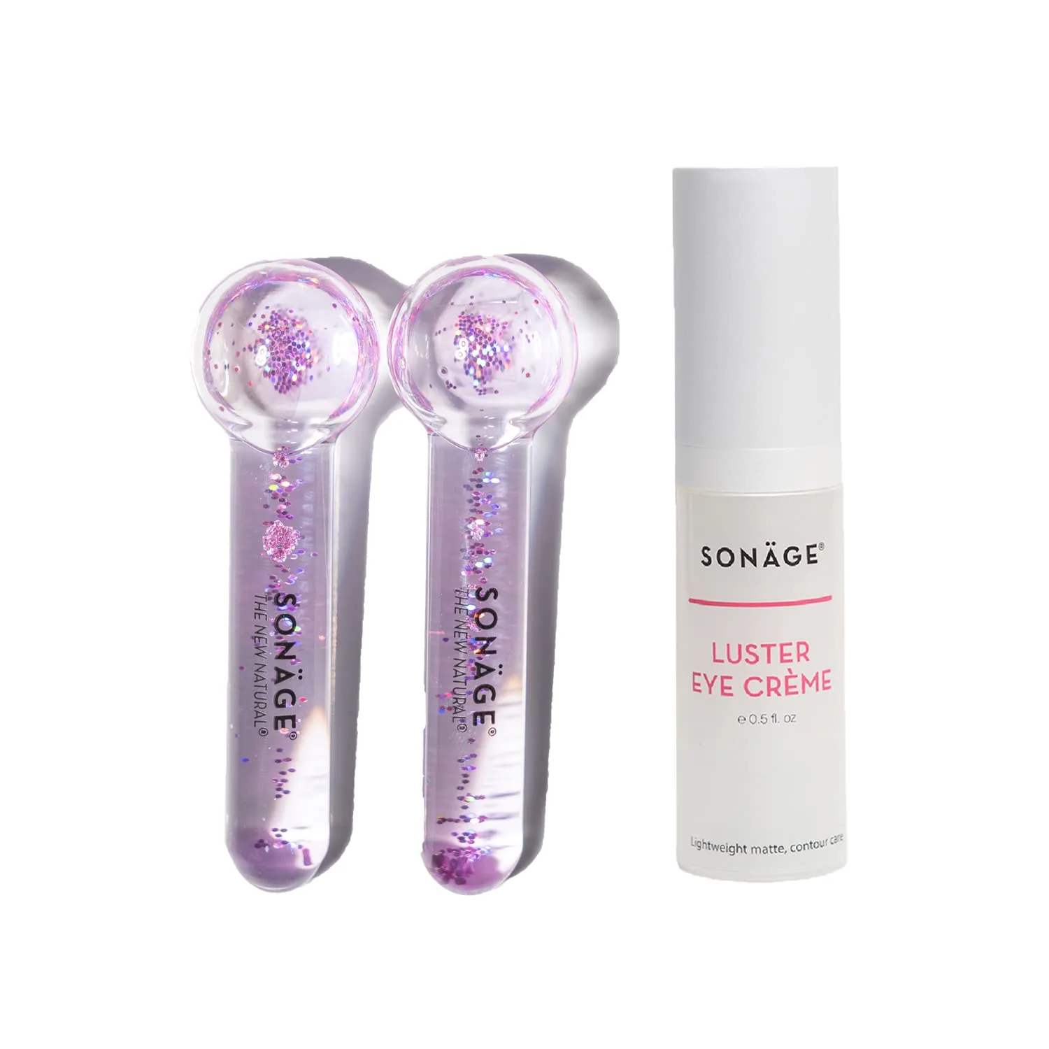 Sonage Puffy Eye Treatment с Baby Frioz Ice Globes и Vitality Nourishing Facial Oil | Охлаждающие глобусы для лица, подтягивают кожу, уменьшают отеки и морщины