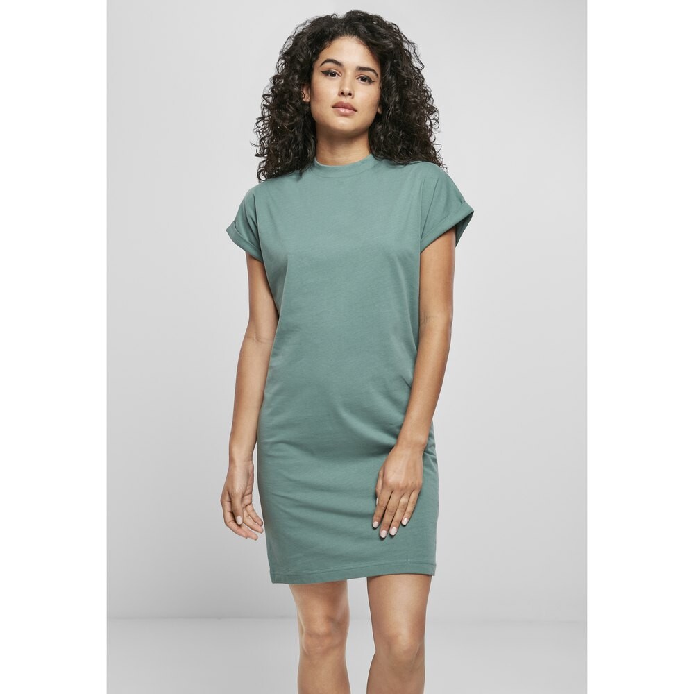 

Футболка Urban Classics Dress Cut On, зеленый