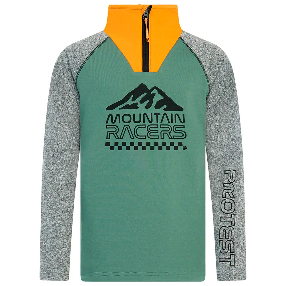 

Флис Protest Delano half zip, зеленый