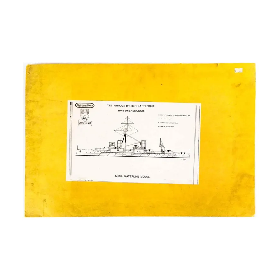 

HMS Dreadnought (ватерлиния 1/384), Papercraft Models (Chenier)