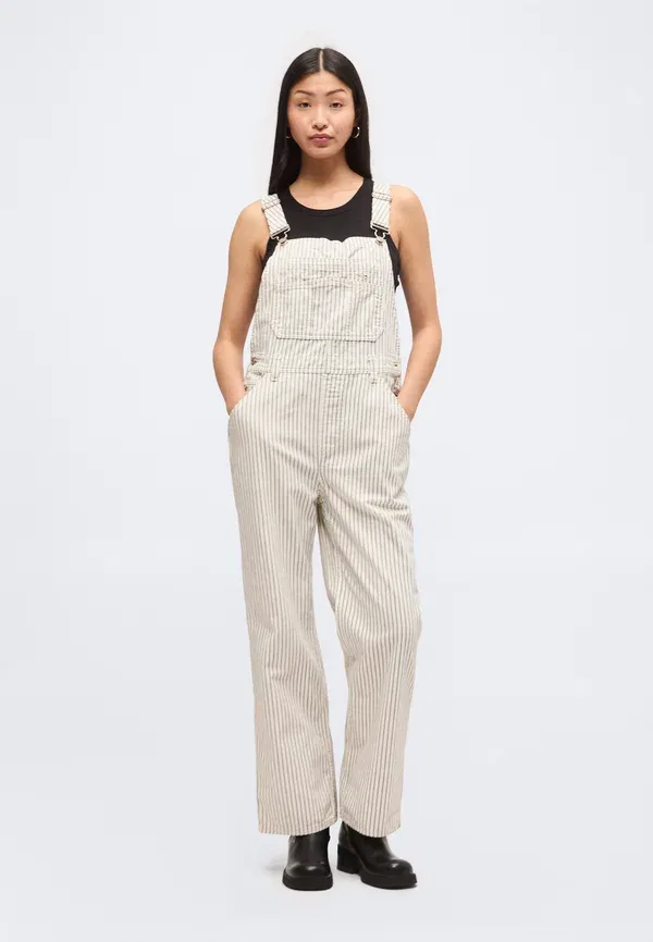 Комбинезон свободный Gap Teague Stripe Denim, темно-синий