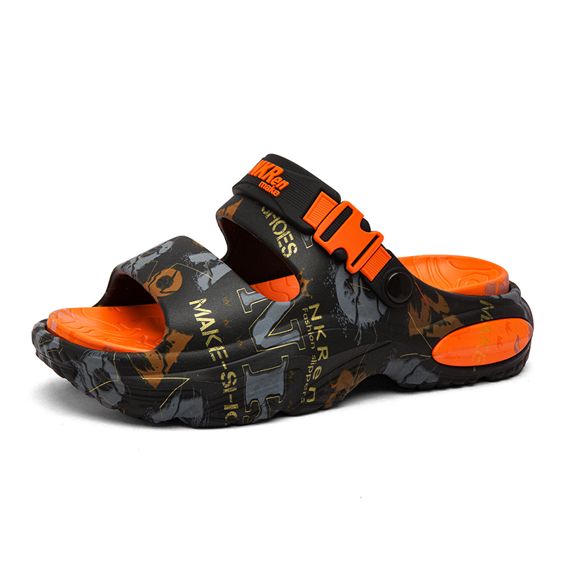 

CariteSport Пляжные сандалии мужские черно-оранжевые, цвет Black Orange