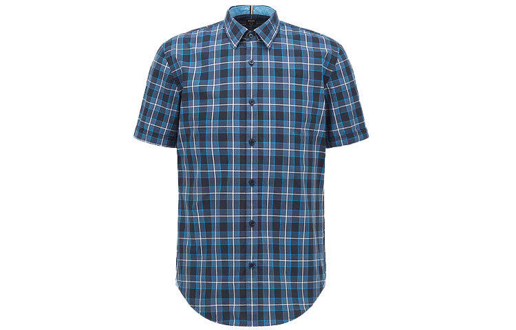 

Футболка мужская темно-синяя SS22 HUGO BOSS