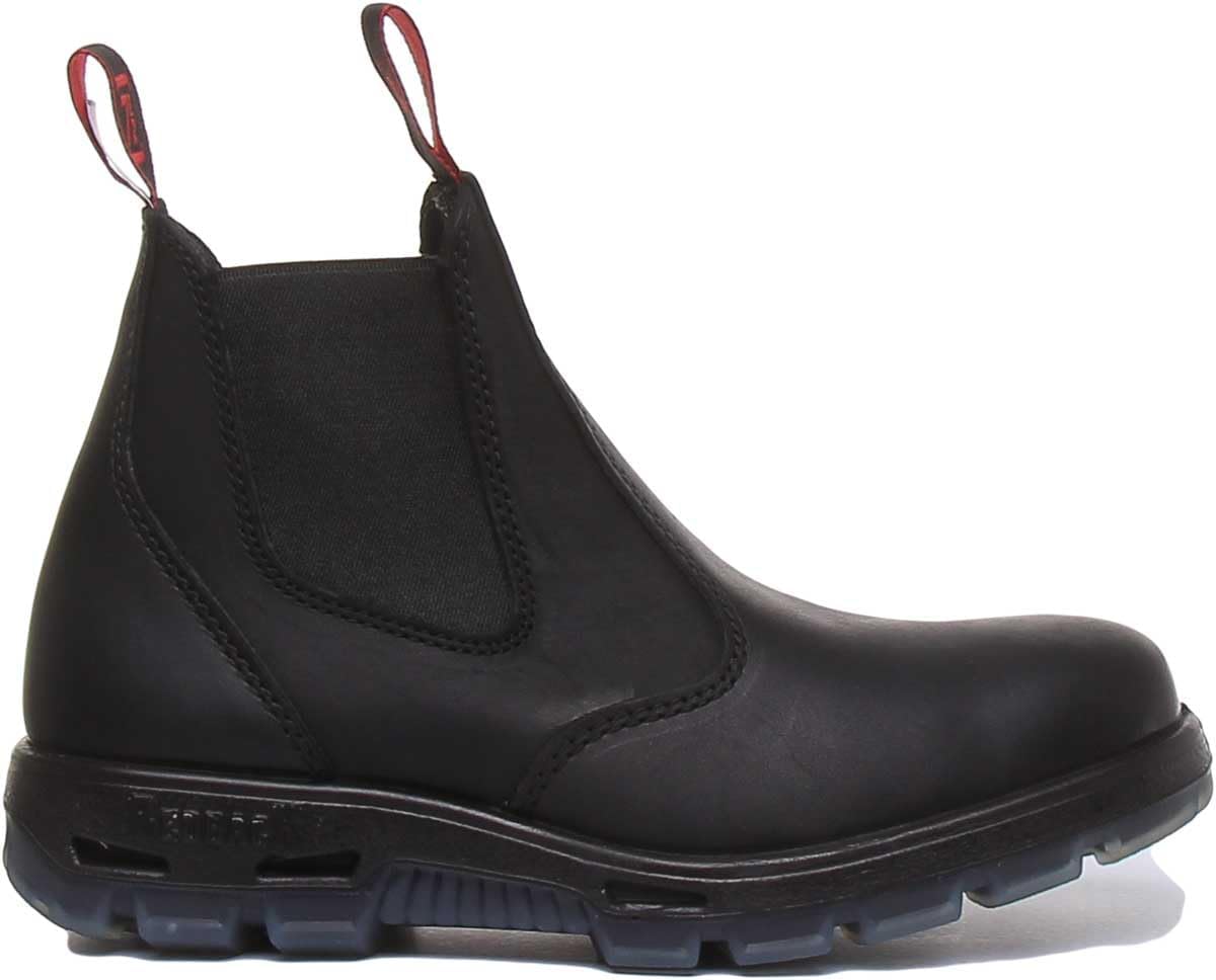 Ботинки Redback UBBK Easy Escape Slip-On с мягким носком, черные, размер Redback UK8.5 US9.5 — фото 2