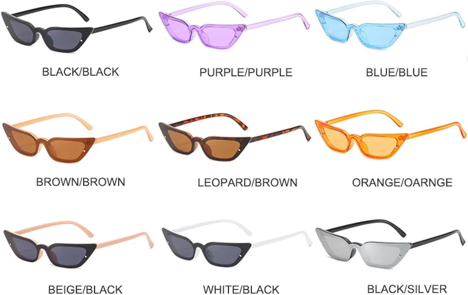 

Солнцезащитные очки с защитой от УФ-излучения UV400 | Женский панк | Линзы конфетных цветов для занятий спортом на открытом воздухе и вождения DSVIGF, Blue-blue