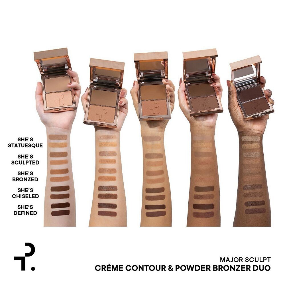 PATRICK TA Major Sculpt Creme Contour & Powder Bronzer Duo, цвет Shes Bronzed — фото 3