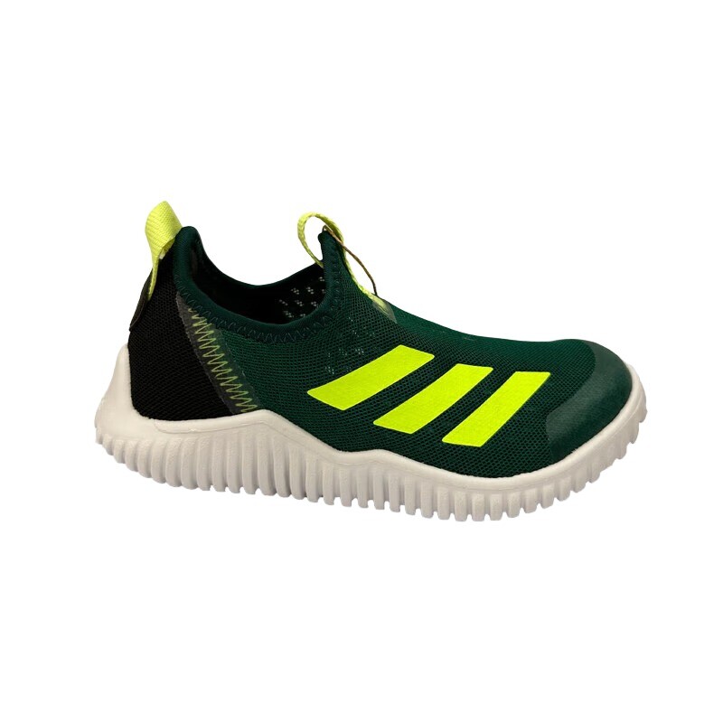 Кроссовки Rapidazen Kids PS Mid-top черные/зеленые Adidas, черный/зеленый — фото 2