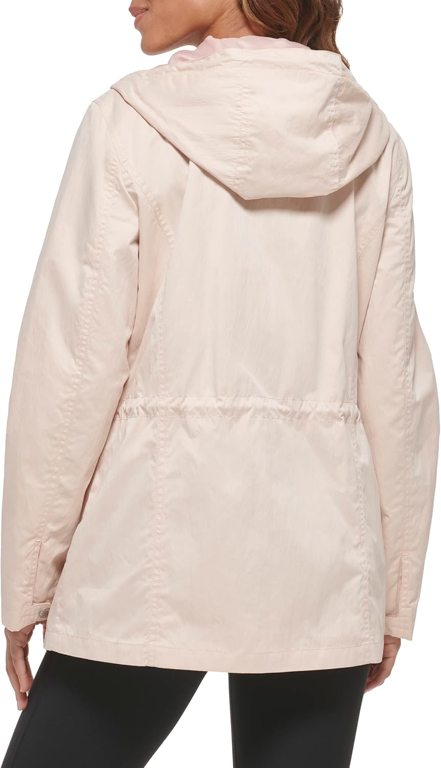 Женская военная куртка Levi's Plus с четырьмя карманами и капюшоном, Peach Puree — фото 2