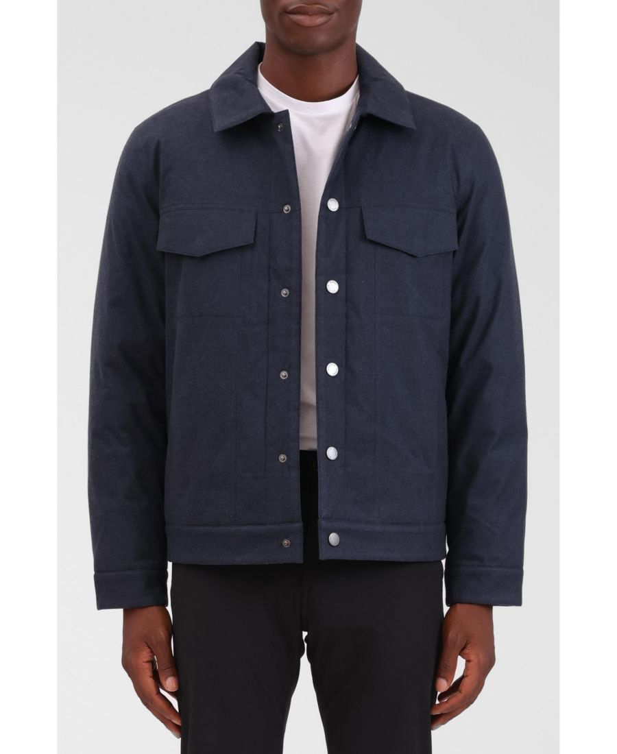 

Мужская куртка-тракер из искусственной шерсти Bagatelle Homme, Navy