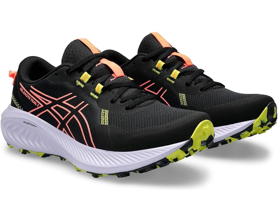 

Кроссовки ASICS GEL-Excite Trail 2, цвет Black/Sun Coral