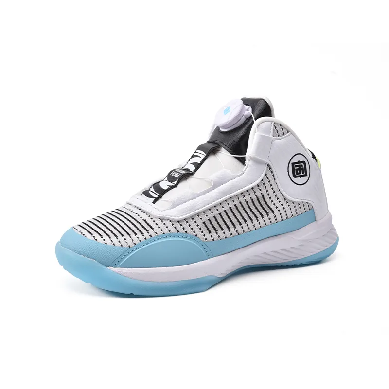 IVERSON Детские баскетбольные кроссовки low top White Blue Black — фото 2