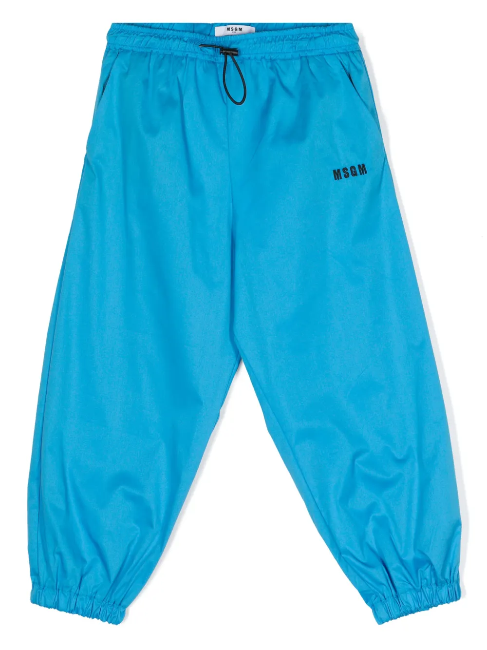 

Спортивные брюки с вышитым логотипом MSGM Kids, синий