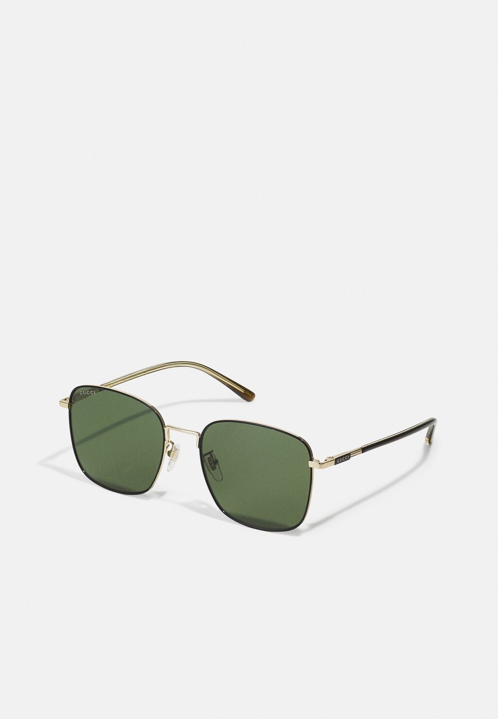 

Солнцезащитные очки Unisex Gucci, цвет gold-coloured/havana/green