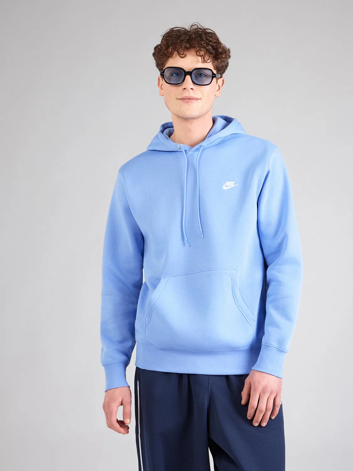 Толстовка 'CLUB' Nike Sportswear, Light Blue — фото 3