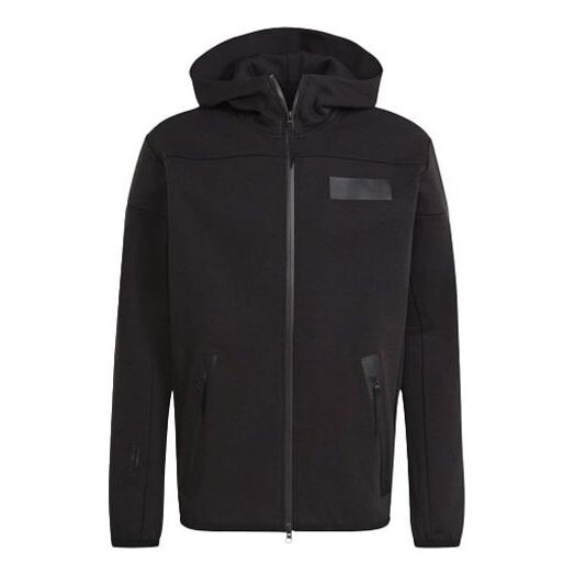 

Куртка Adidas Sports Stylish Hooded Jacket 'Black', черный