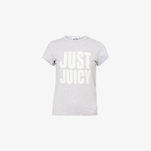 

Футболка Juicy Couture Hilton, серебряный
