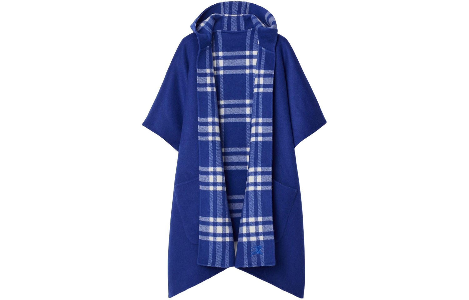 

Плащ женский синий Burberry