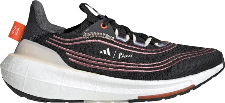 

Кроссовки Parley x Wmns UltraBoost Light 'Black Solar Red', черный