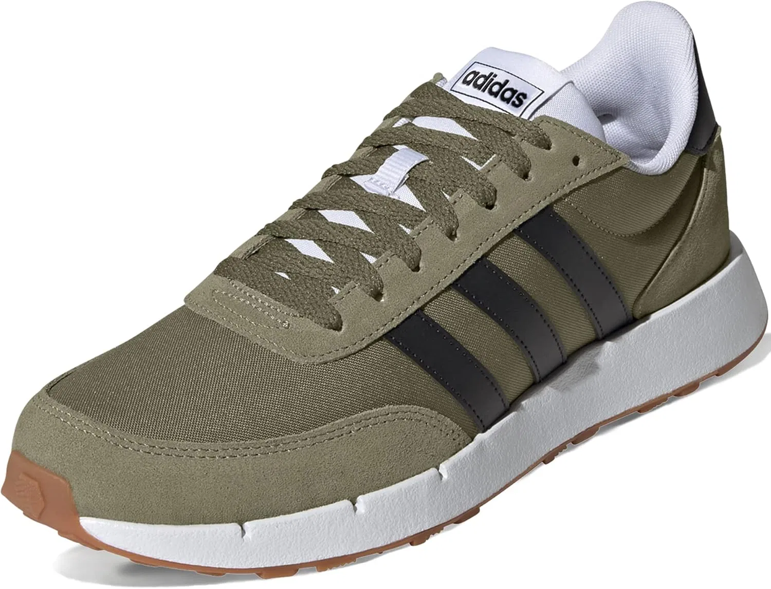 Мужские кроссовки для бега по шоссе Adidas Run 60s 2.0, Olifoc Negbas Ftwbla