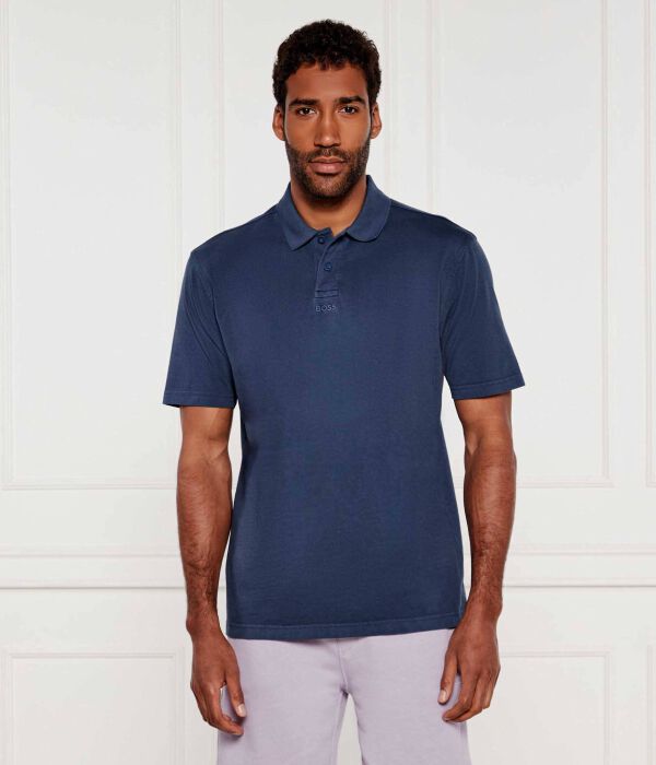

Рубашка поло pe__dye Regular fit Boss Orange, синий