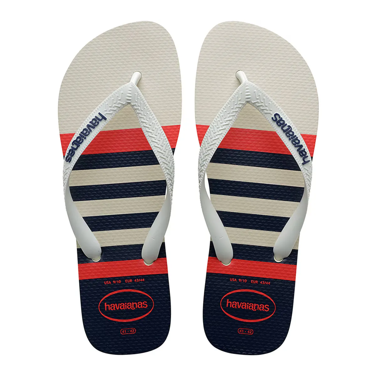 

Мужские шлепанцы Havaianas Top Nautical для плавания, белый/темно-синий