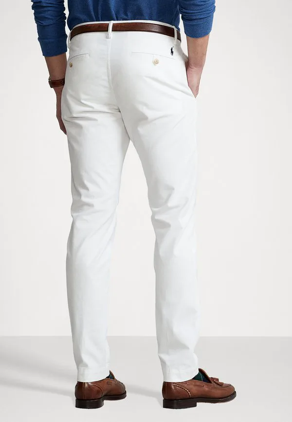Брюки-Чиносы bedford из эластичной ткани зауженного кроя Polo Ralph Lauren, Pure White — фото 3