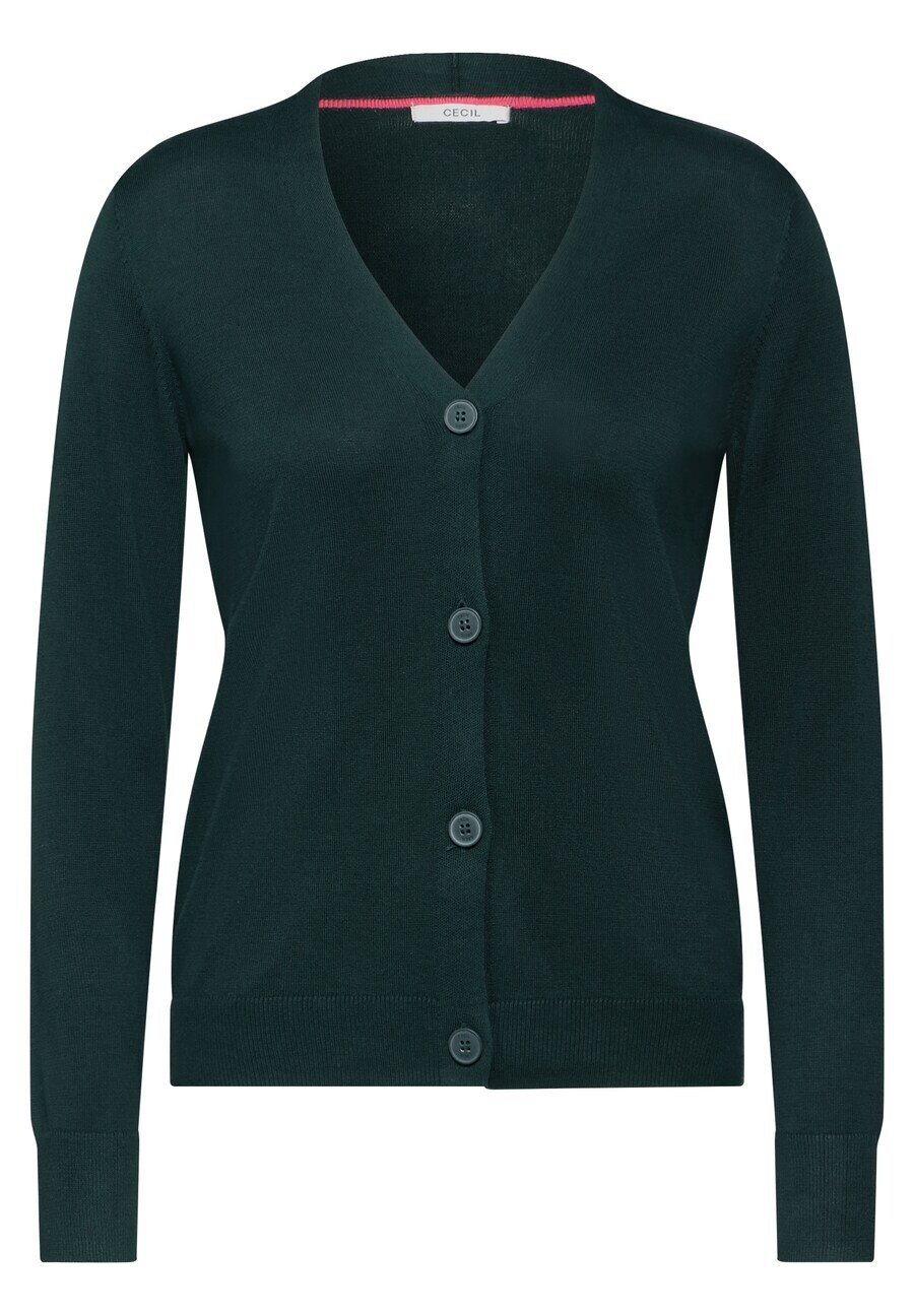 

Вязаный кардиган CECIL Knit Cardigan, темно-зеленый