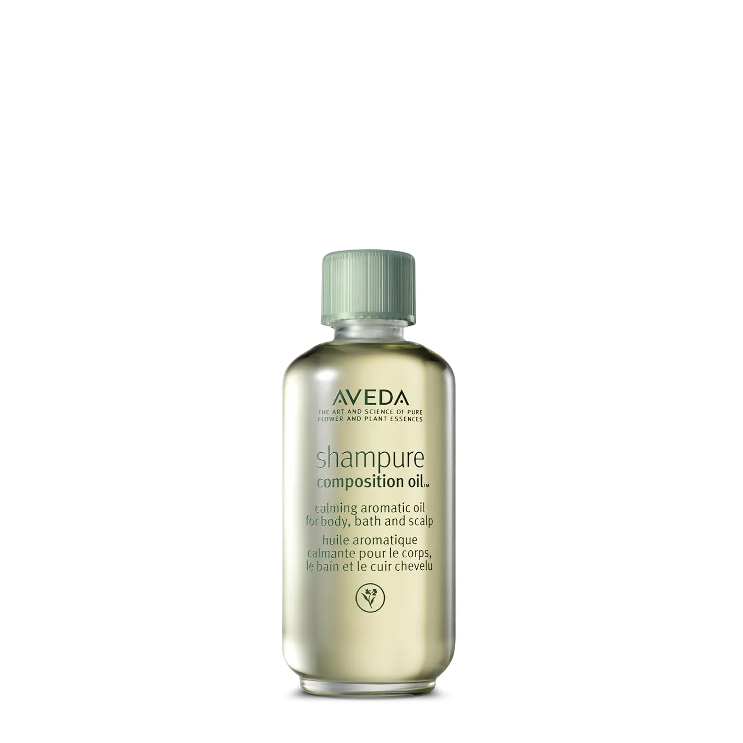 Aveda Shampure Composition Oil для ванны, тела и кожи головы с маслом meadowfoam и сертифицированным органическим подсолнечным, успокаивающий аромат сертифицированной органической лаванды, петитгрейна и иланг-иланга, 50 мл