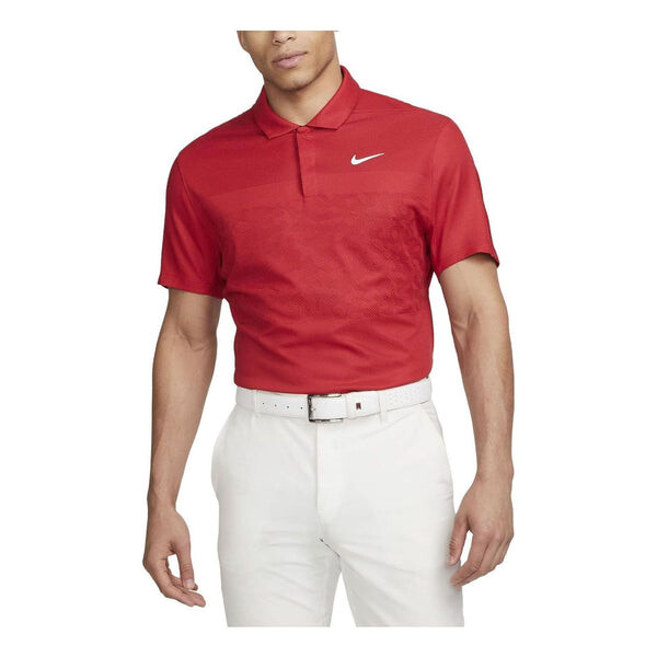 

Рубашка поло dri fit adv tiger woods golf polo shirt Nike, красный