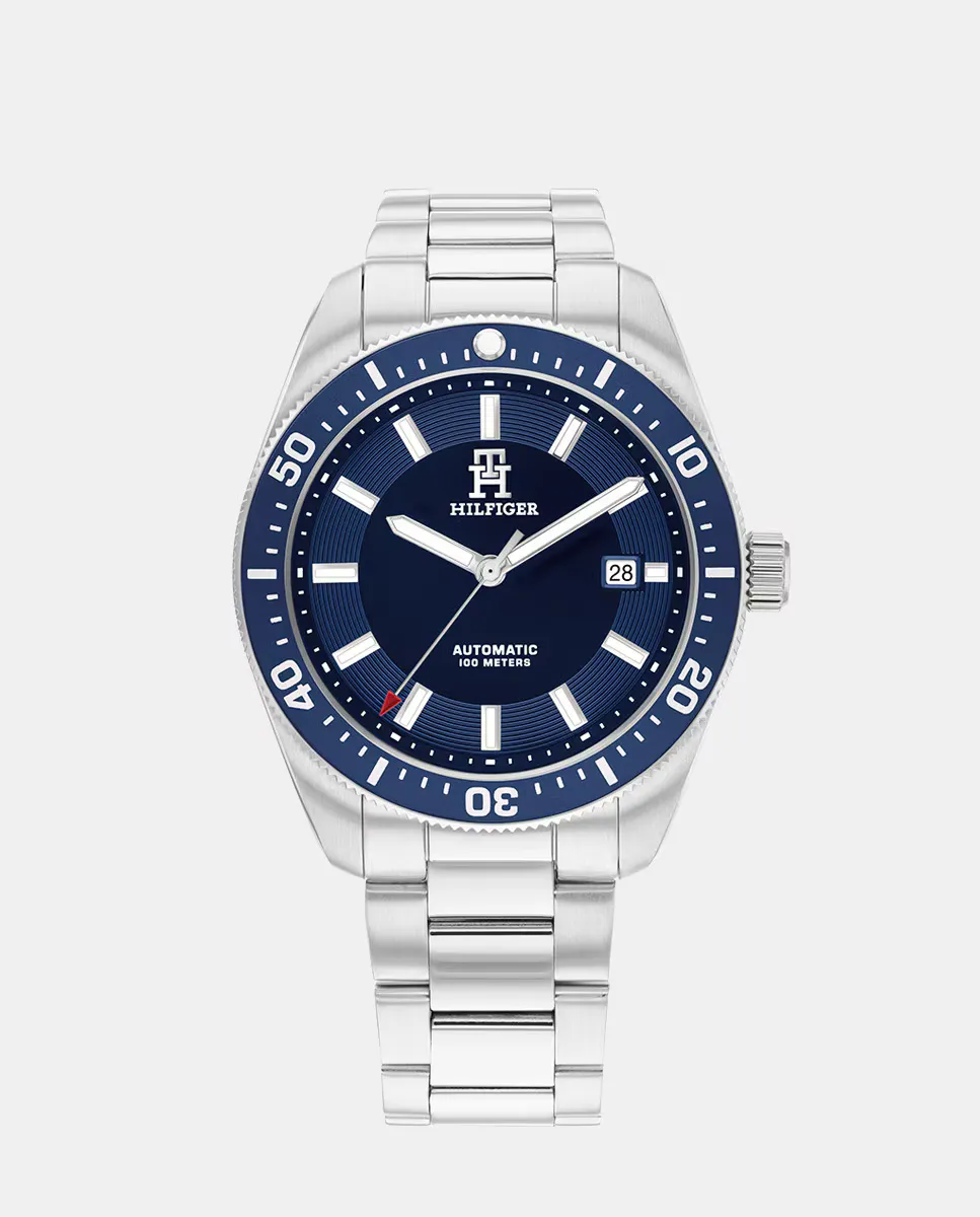 

Мужские часы TH85 - Автомат 1710591 автомат сталь Tommy Hilfiger, серебряный