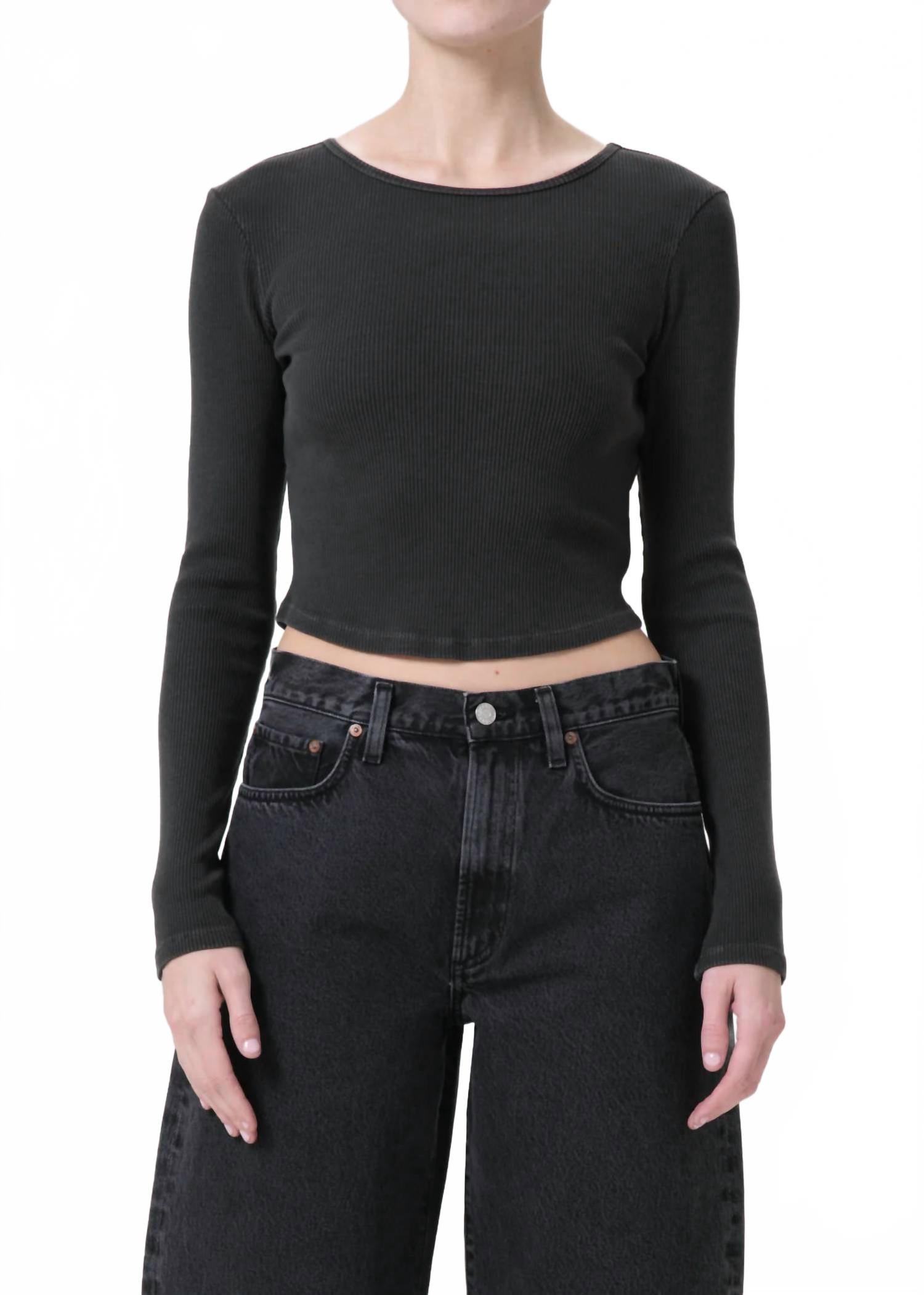 

Футболка с длинным рукавом Nova с маркером AGOLDE, Marker