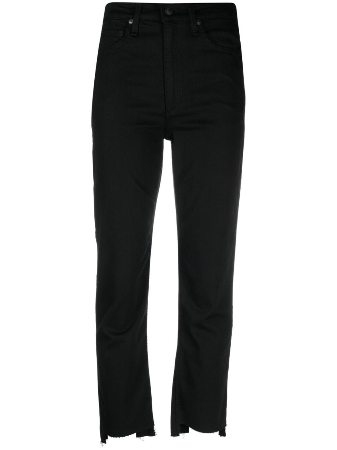 

rag & bone джинсы скинни Wren с завышенной талией, черный
